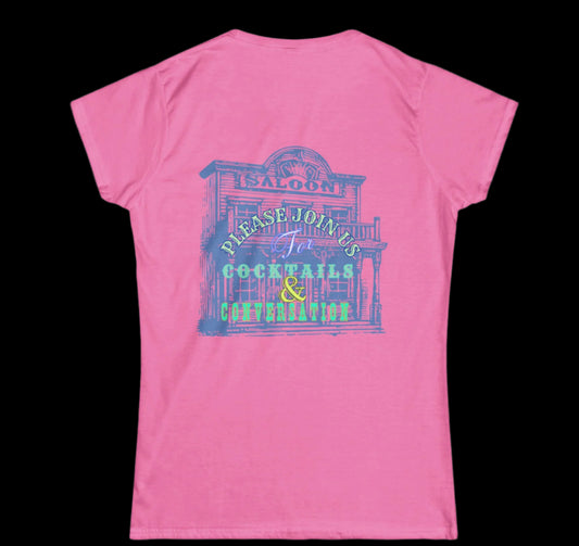 COCKTAIILS AND CONVERSATION Jewel Tone Women's T-Shirt