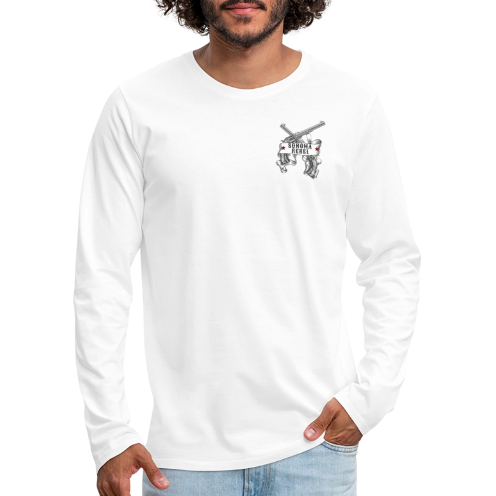 SONOMA REBEL Men's Long Sleeve T-Shirt - white