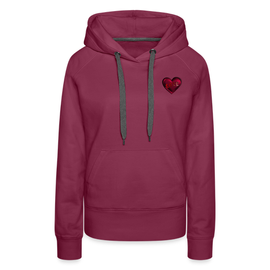 DARK CHERUB Premium Hoodie - burgundy