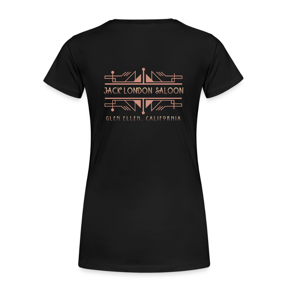 JACK LONDON SALOON "ROSE COCKTAILS" Women’s T-Shirt - black