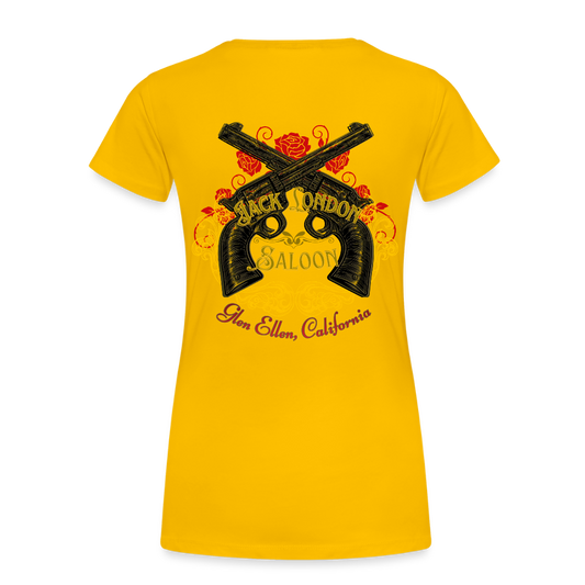 JACK LONDON SALOON "OUTLAW" Women’s T-Shirt - sun yellow