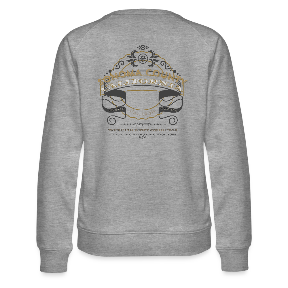 WINE COUNTRY ORIGINAL Women’s Sweatshirt - heather grey