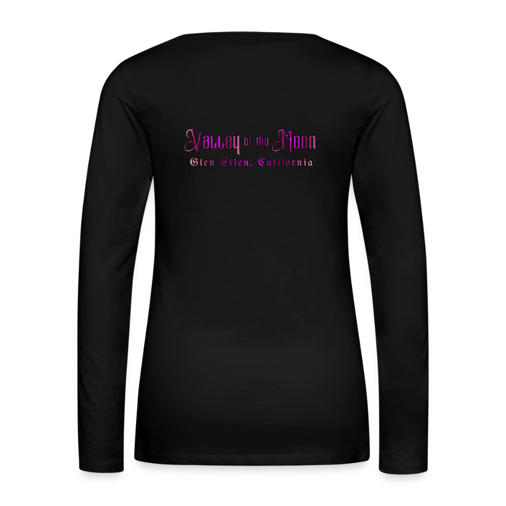 VALLEY OF THE MOON "VIXEN" Women's Premium Long Sleeve T-Shirt - black