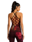 Pinot Pinup Women's Criss-Cross Open Back Tank Top
