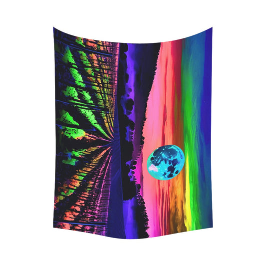 SONOMA TIE DIE SKY WALL TAPESTRY 80"x 60"