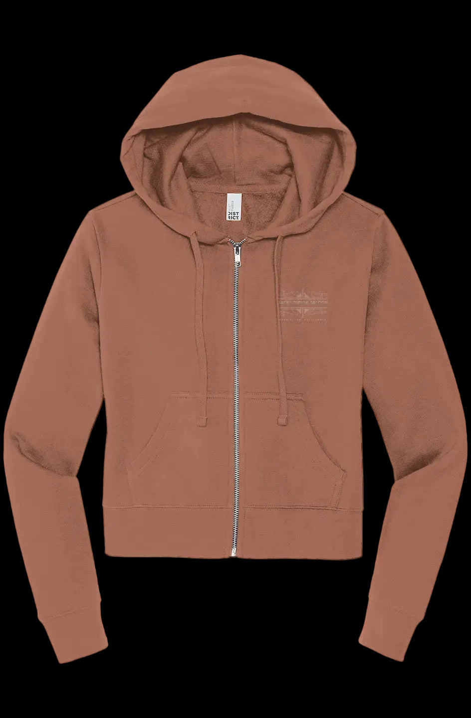 District Womens Zip Hoodie