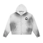 Valley of the Moon Men's Sun Fade Raw Edge Fleece Zip Hoodie