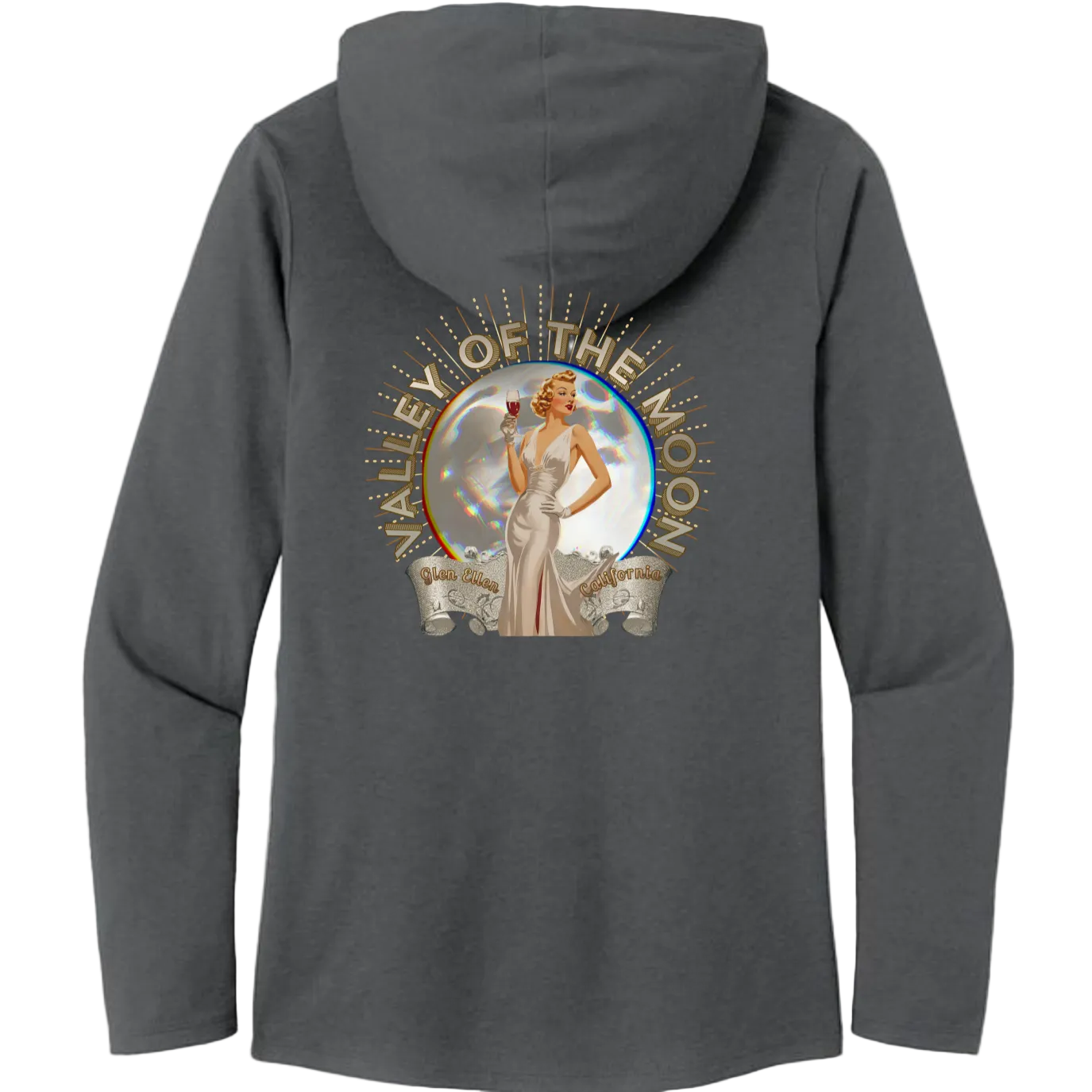 VALLEY OF THEMOON "GLAM" Women's Hoodie T-Shirt