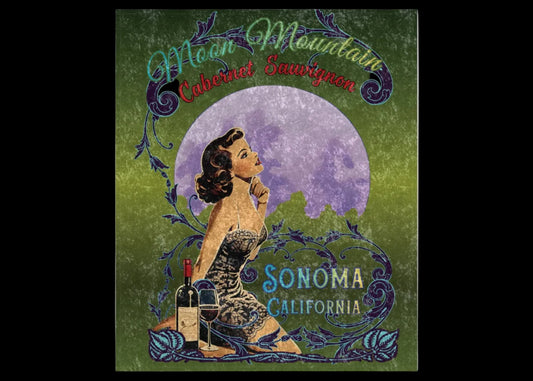 MOON MOUNTAIN CABERNET CRUSHED VELVET BLANKET