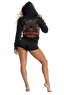 California Outlaw Neon Women's Zip Hoodie