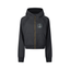 Sonoma County Monochrome Emblem Cropped Zip-Through Hoodie