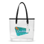 VINTAGE COCKTAILS CLEAR TOTE BAG - Tote Bags from Sonoma Rebel