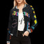 Vintage Neon Cocktails Bomber Jacket