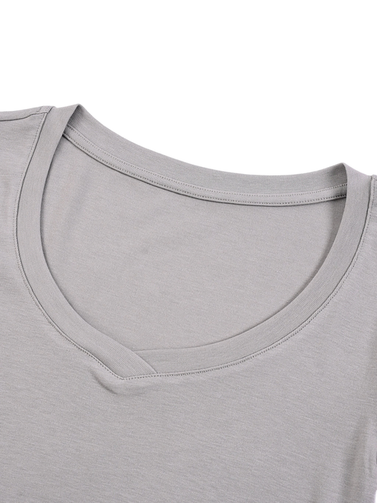 The Rebel Essential V-Neck Bodycon T-Shirt