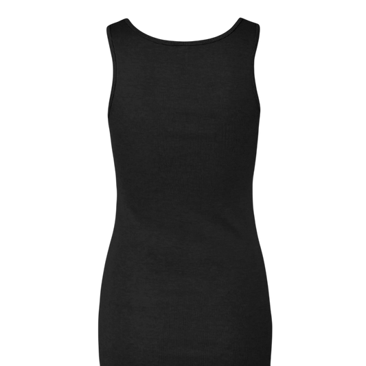 Sonoma Rebel black micro rib knit tank top with a slim fit and scoop neckline.