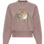 Sonoma Rebel dusty rose heavyweight fleece sweatshirt with oversized fit and