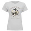 Sonoma Rebel white polyester t-shirt with a pinup graphic featuring a woman, champagne bottle, and glass. Text reads "Valley of the Moon" and "Welcome to Wine Country, Glen Ellen, California."