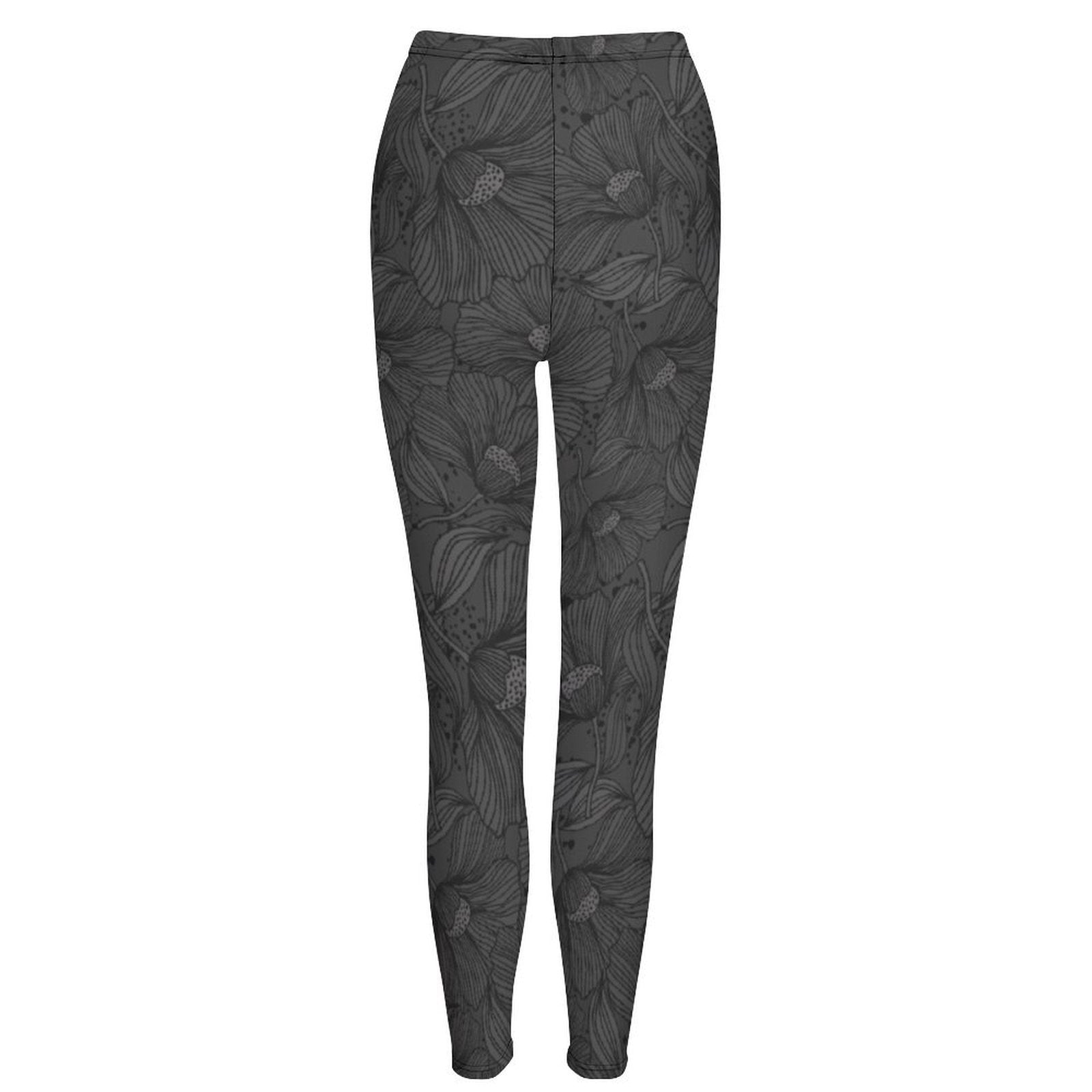 grey Women's High-Waist Legging