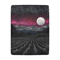 Vineyard Night Sky Mosaic Blanket Ultra-Soft Micro Fleece Blanket 43"x56"