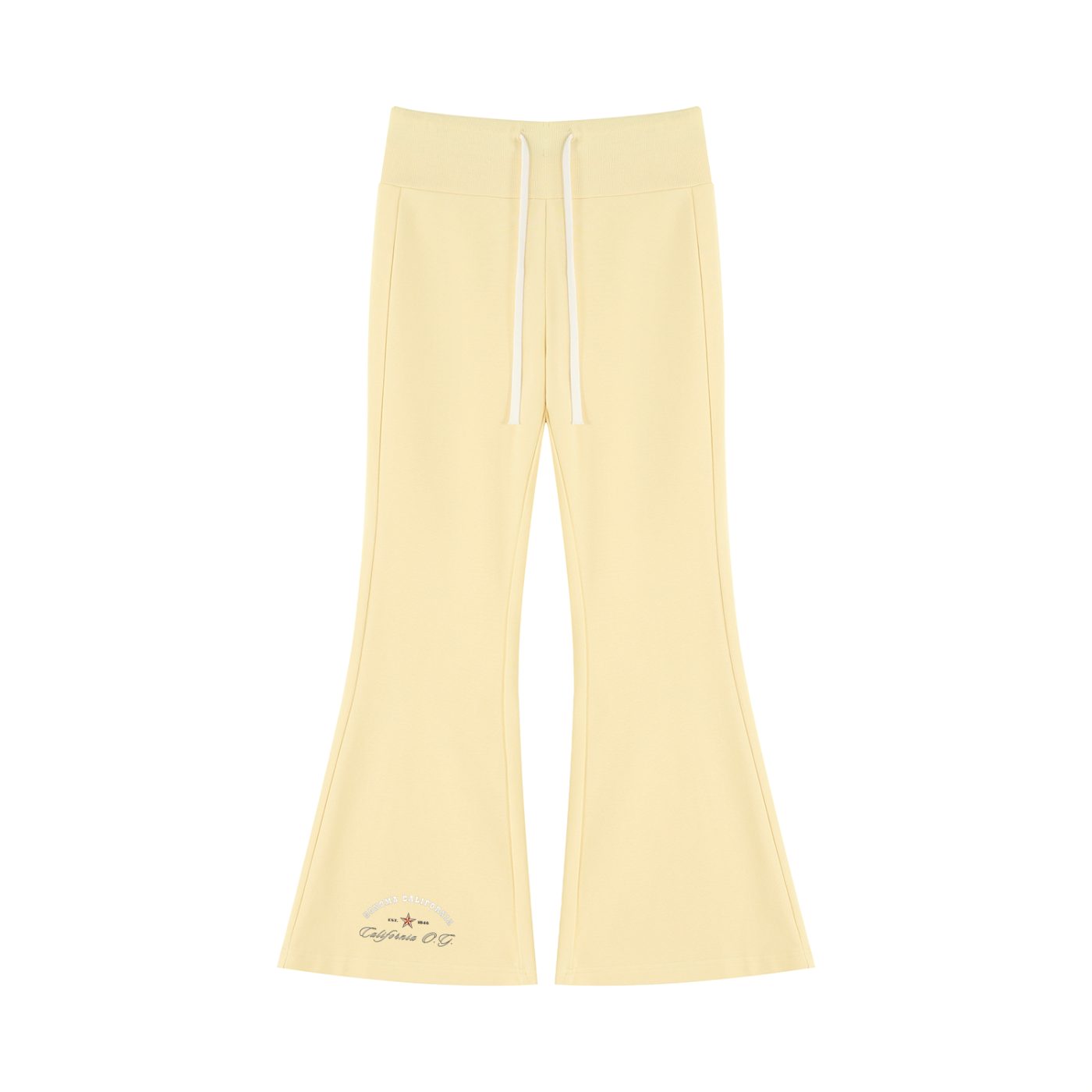 Women's Drawstring Flared Leg Pants