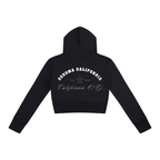 California O.G. Collegiate Women’s Slim Crop Full Zip Hoodie