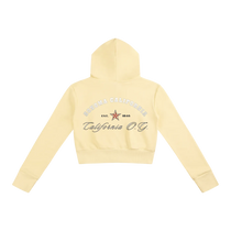 California O.G. Collegiate Women’s Slim Crop Full Zip Hoodie