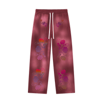 Unisex Sunfade Wide Leg Fleece Sweatpants