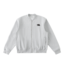 California O.G. Essential Zip-Up Fleeced Varsity Jacket
