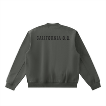 California O.G. Essential Zip-Up Fleeced Varsity Jacket