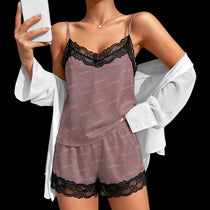 Pink Cocktails Mauve Pajama Set