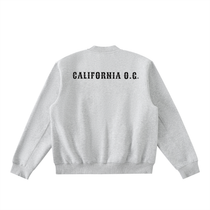 California O.G. Essential Zip-Up Fleeced Varsity Jacket