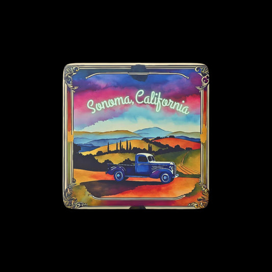 Sonoma California Porcelain Magnet