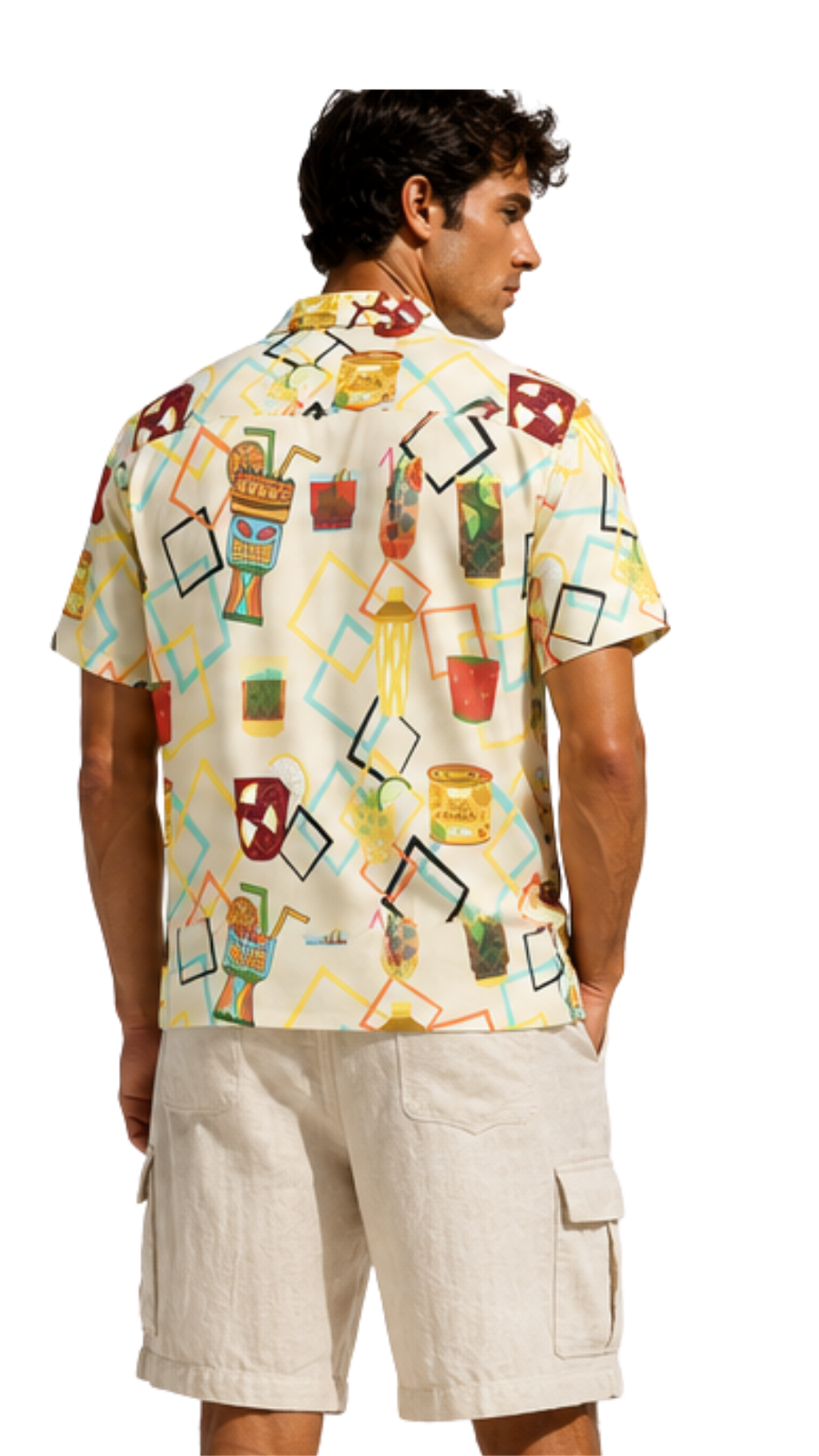 Tiki Cocktails Men's Hawaiian Shirt
