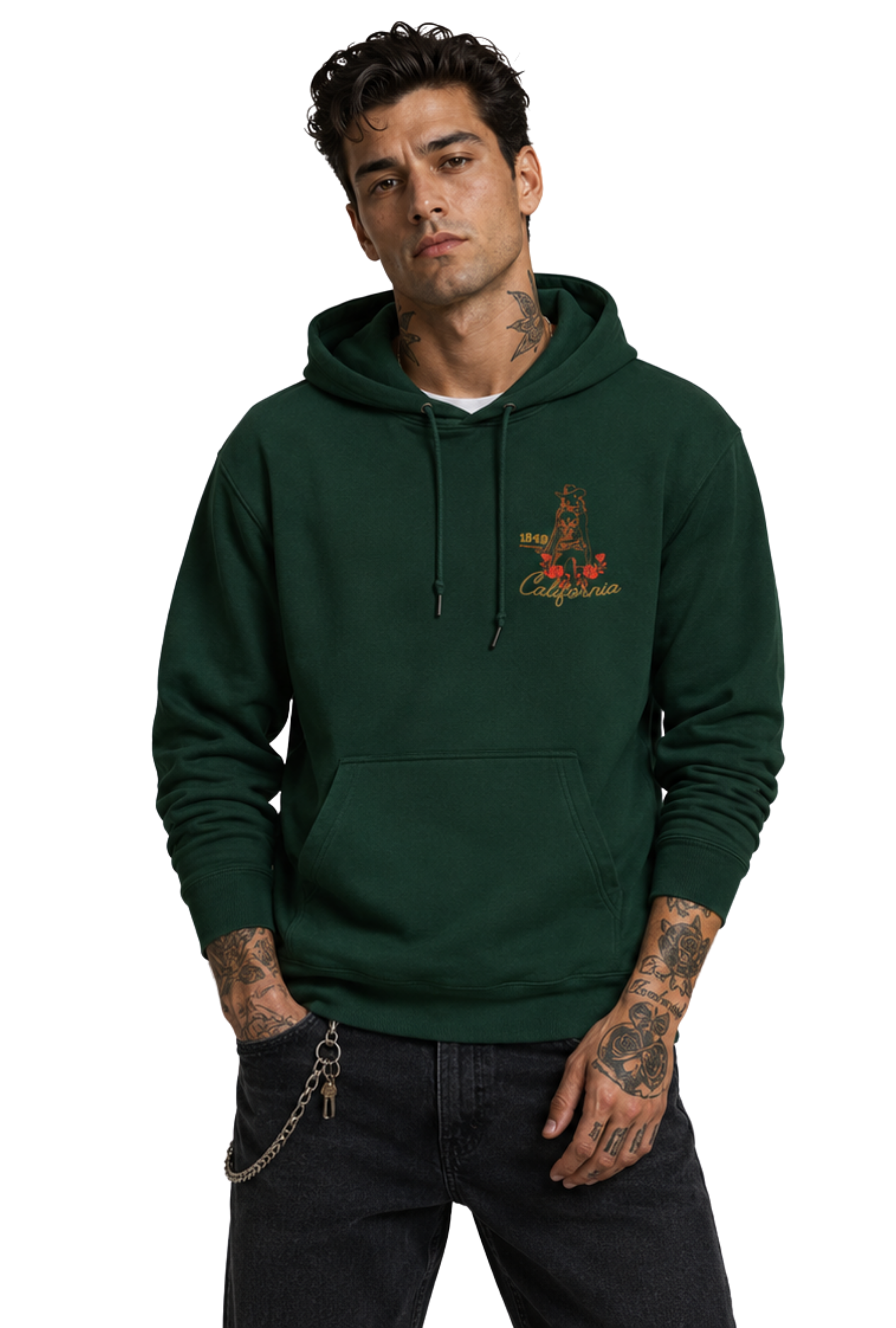 California 1849 Men's Hoodie Secondary image