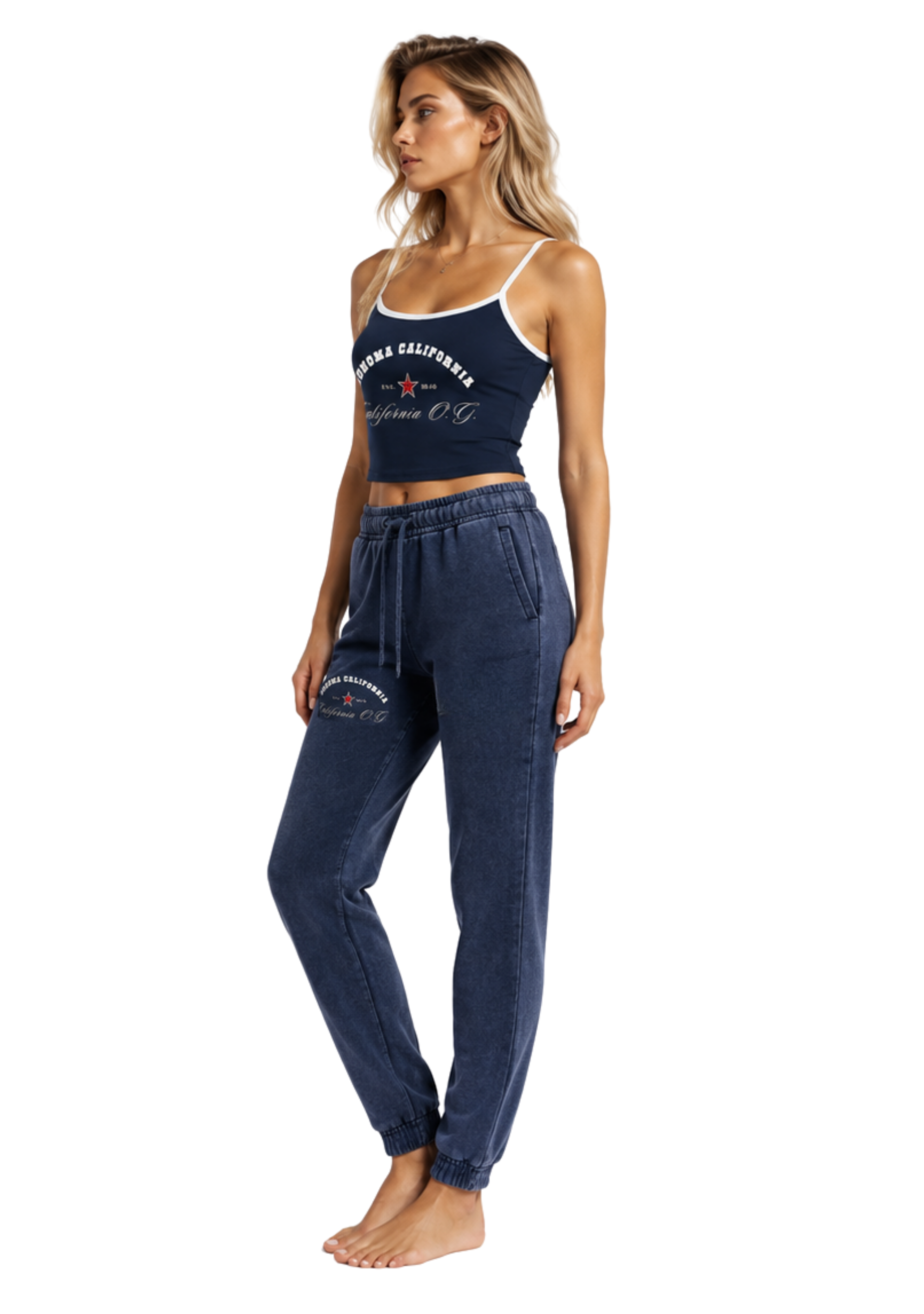 California O.G. Color Block Yoga Tank Top
