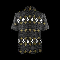 Batik Print Men's Polo Shirt