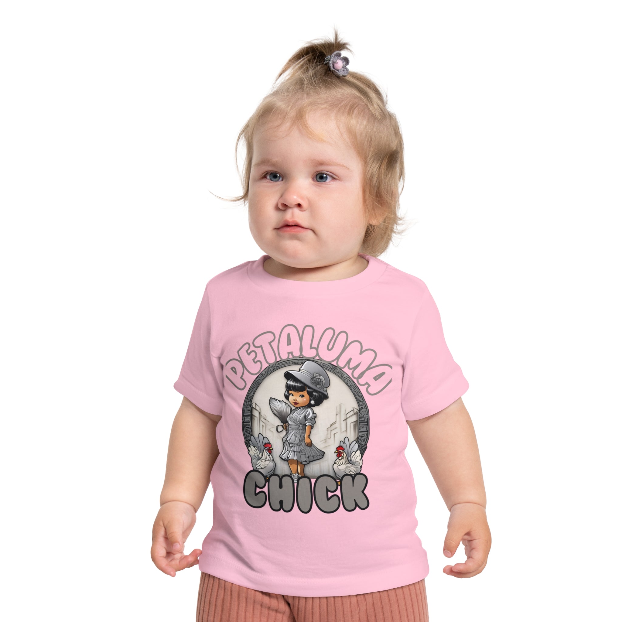 Petaluma Chick Baby/Toddler Short Sleeve T-Shirt