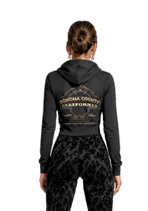 Wine Country Original Panelled Slim Fit Zip Hoodie