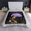Moon Mountain AVA "Cabernet Sauvignon" Vintage Pinup Crushed Velvet Blanket - Blankets from Printify