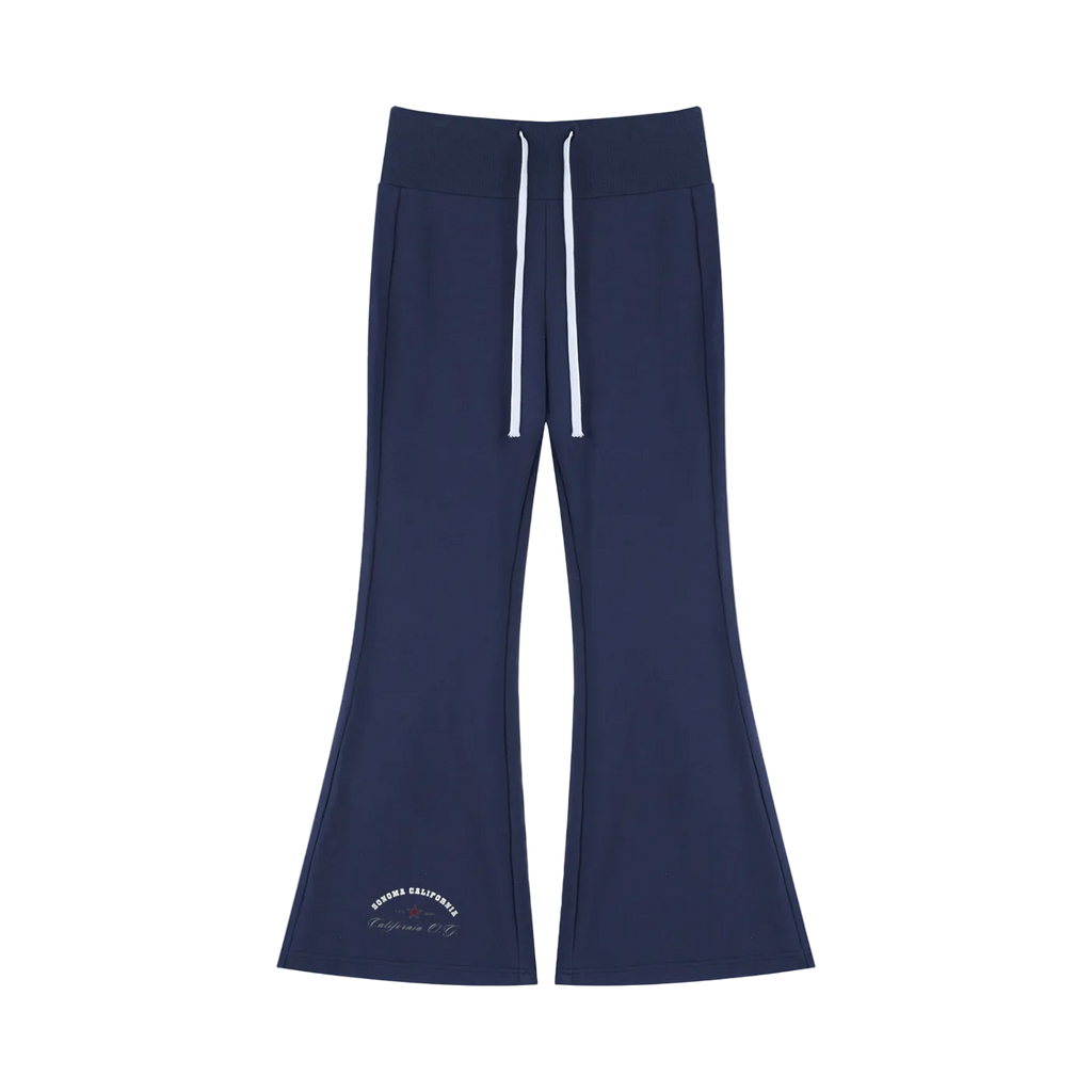 California O.G. Collegiate Women's Drawstring Flared Pants