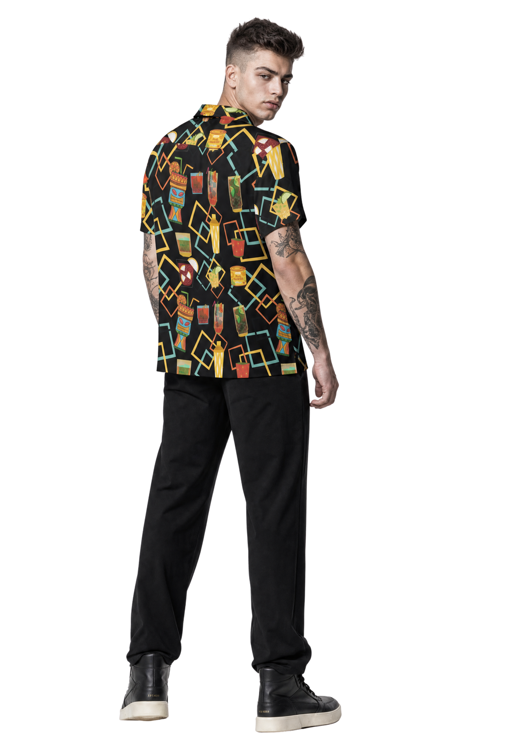 Tiki Cocktails Men's Hawaiian Shirt