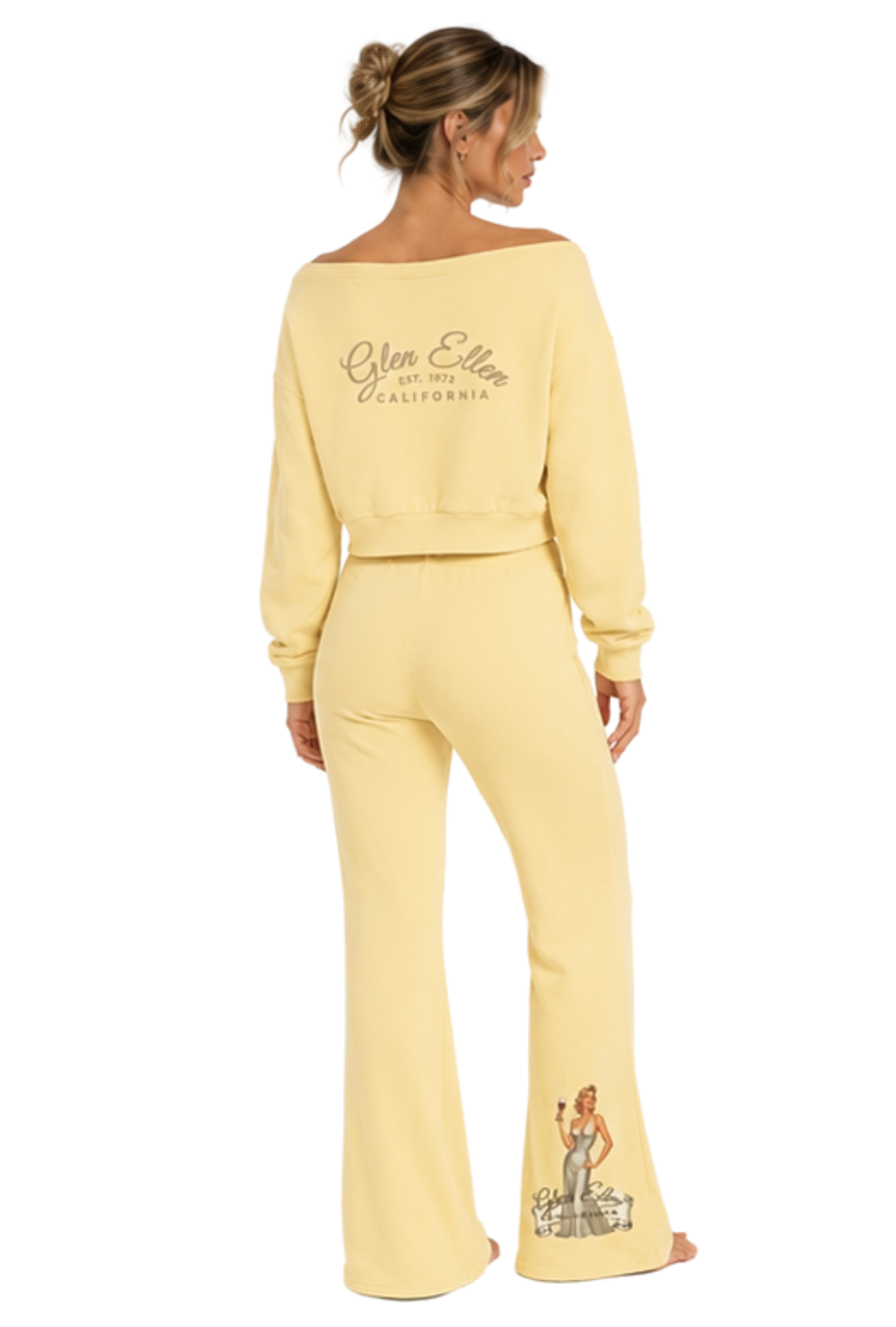 Valley of the Moon Women's Off-Shoulder Sweatshirt Secondary image
