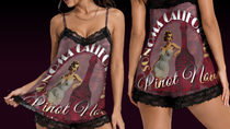 Pinot Noir Pinup Camisole Nightie Set