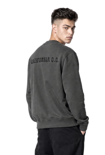 California O.G. Essential Zip-Up Fleeced Varsity Jacket