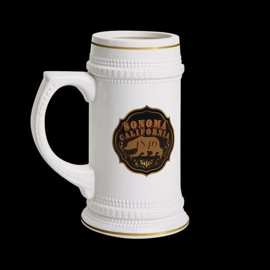SONOMA CALIFORNIA  Beer Stein Mug