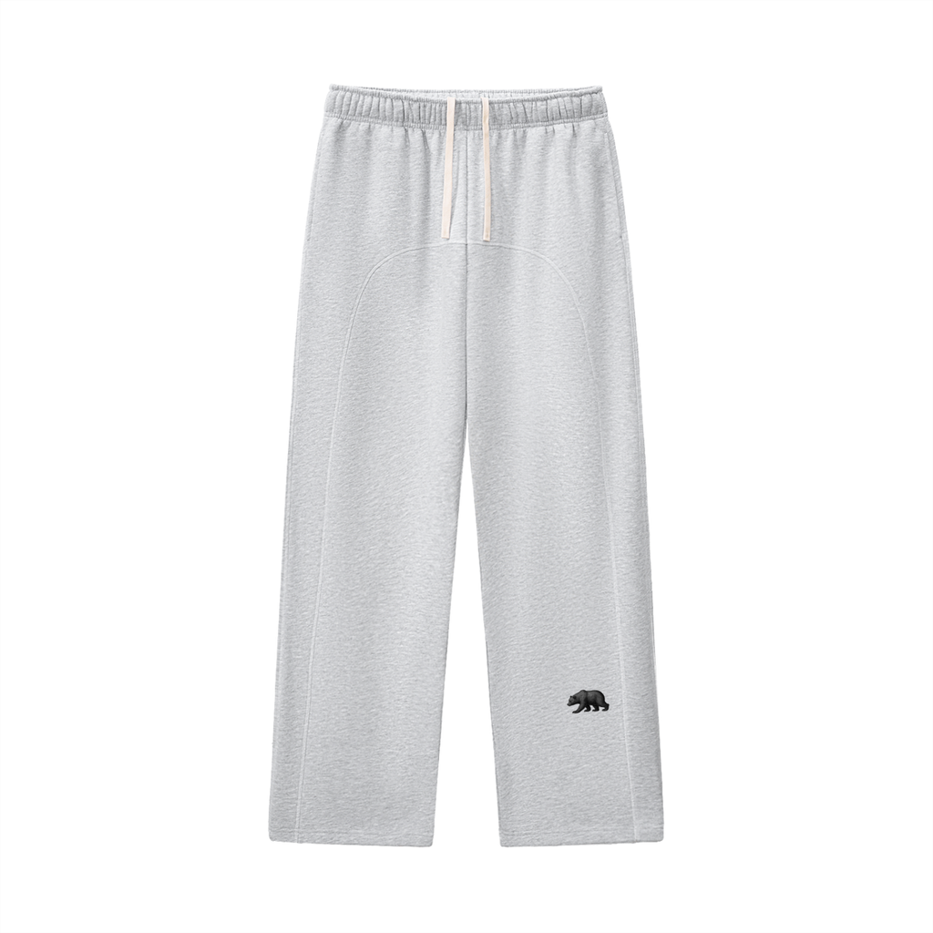 Contrast-Stitched Fleece Sweatpants
