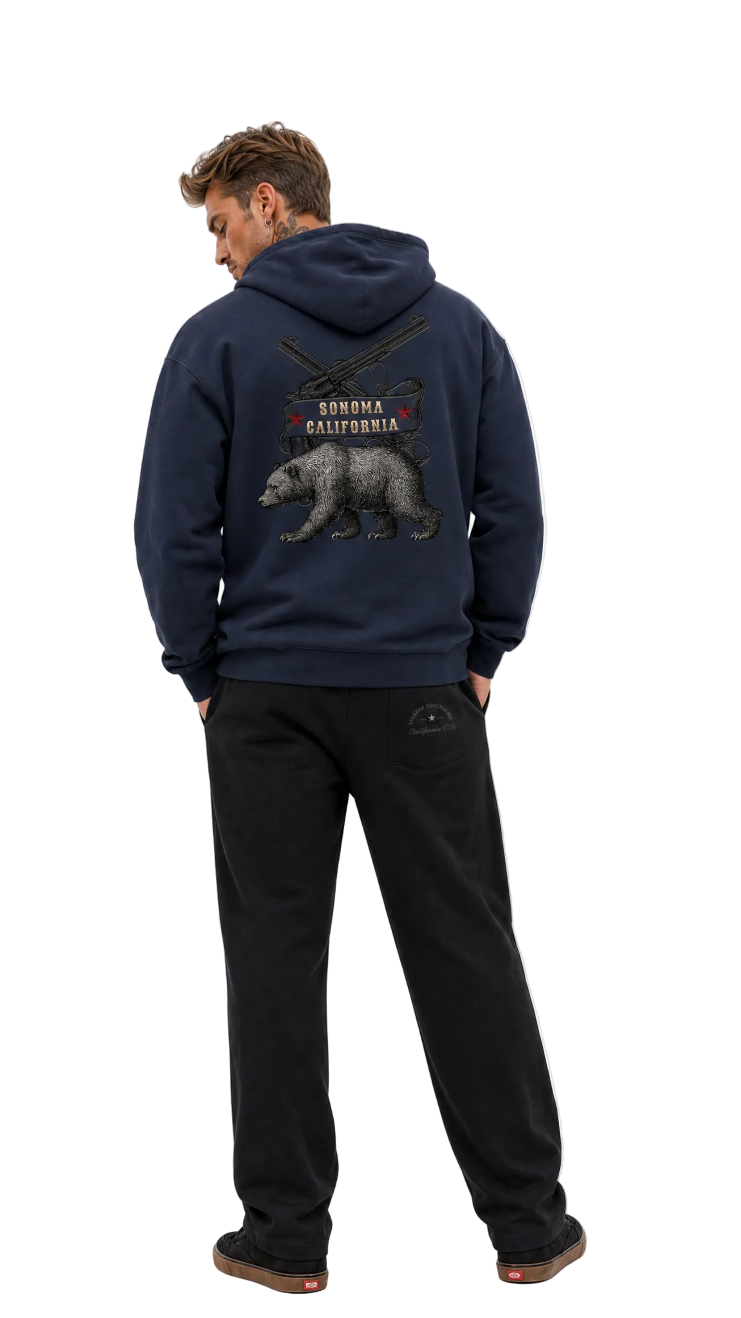 Sonoma Bear Revolt Men's Hoodie Secondary image