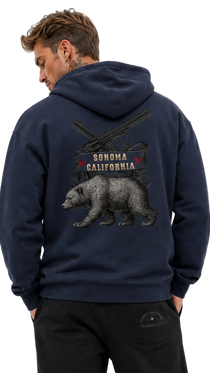 Cali Bear Men's Hoodie