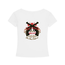 Saloon Silhouette V-Neck T-Shirt