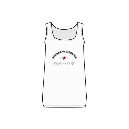 CALIFORNIA O G Womens Ribbed Classic Tanl